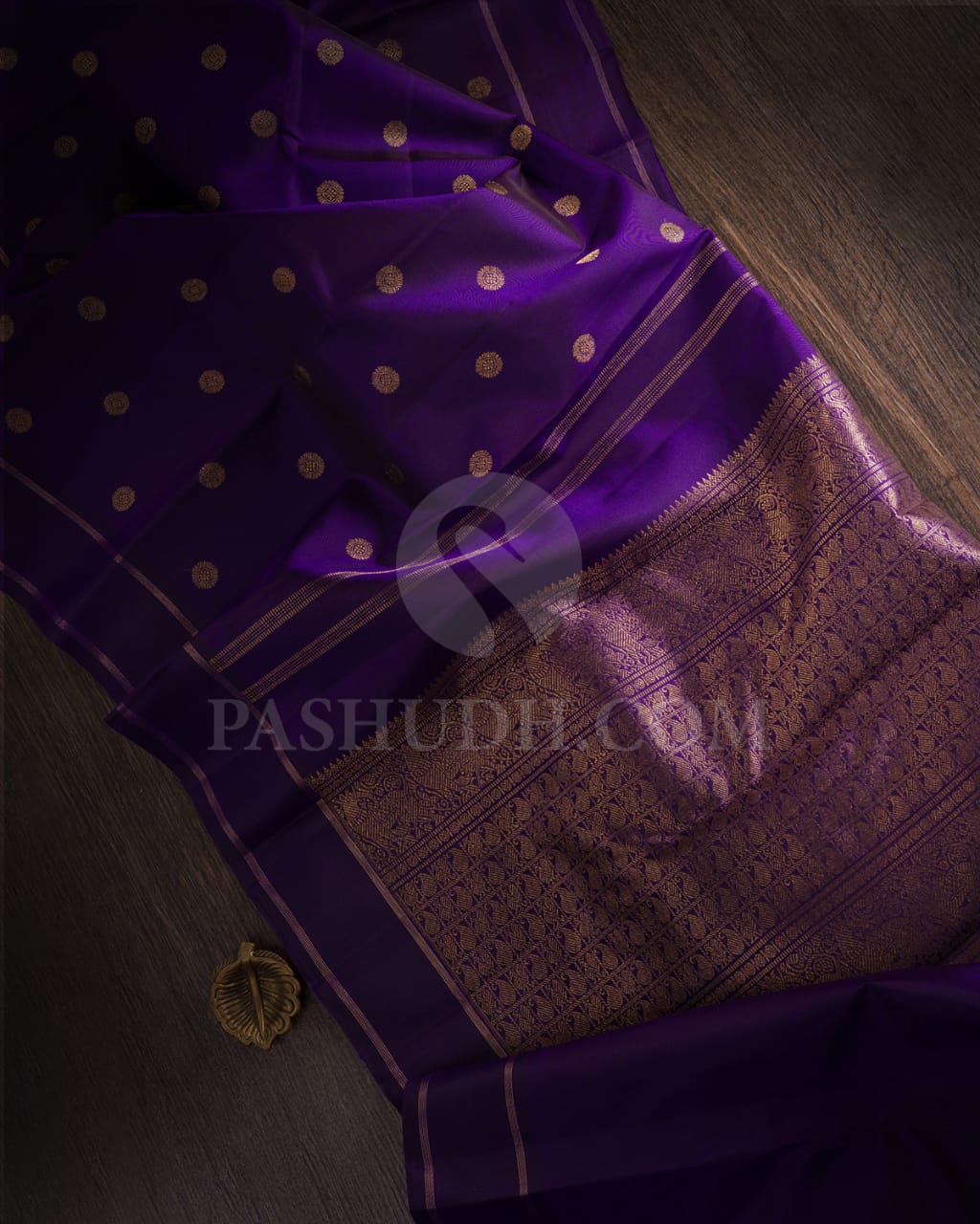 Violet Pure Kanjivaram Silk Saree-SP26
