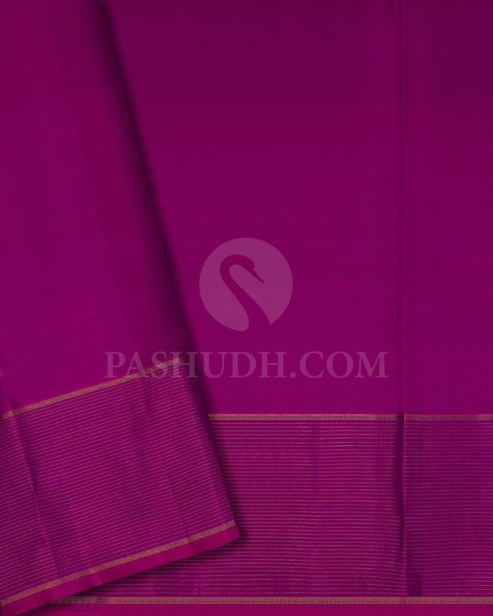 Purple & Magenta Pure Kanjivaram Silk Saree-SP40