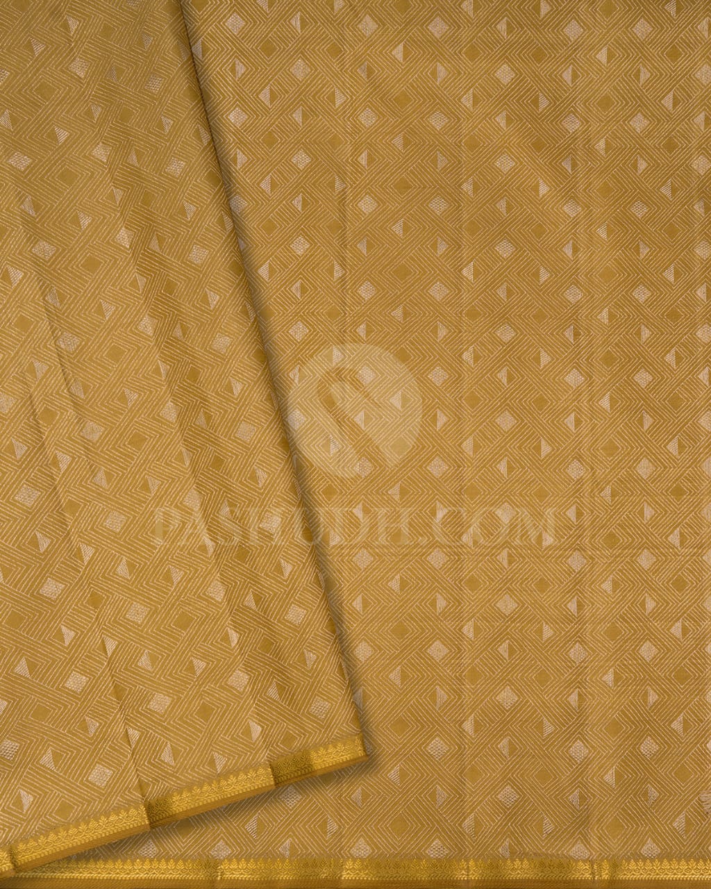 Beige Kanjivaram Silk Saree-S1444(A)