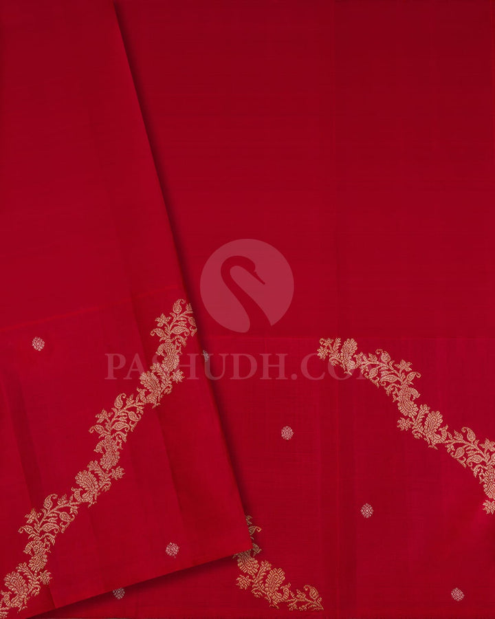 Royal Blue & Maroon Kanjivaram Silk Saree-S1412(B)
