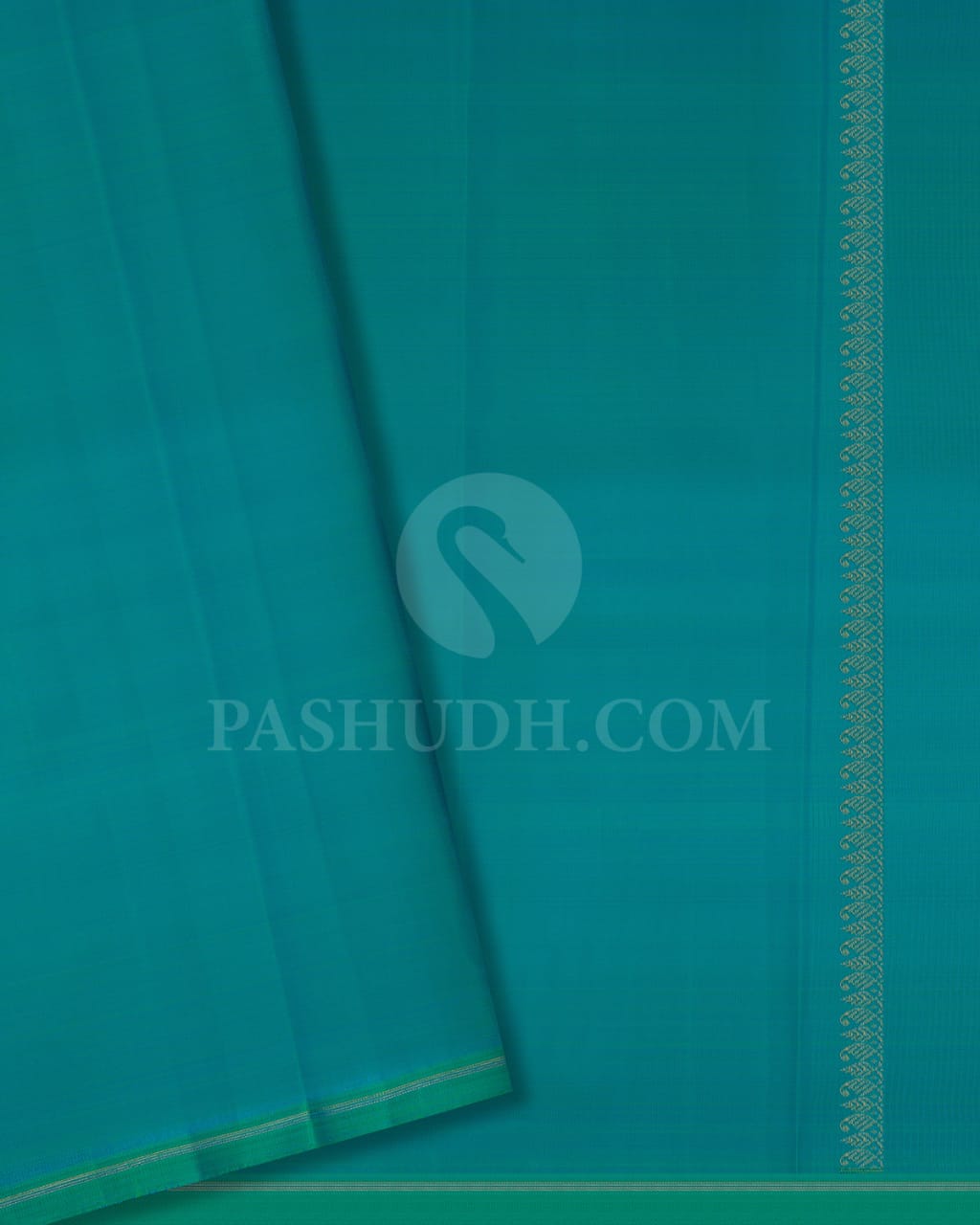 Royal Violet Traditional Borderless Pure Kanjivaram Silk Saree- SP23