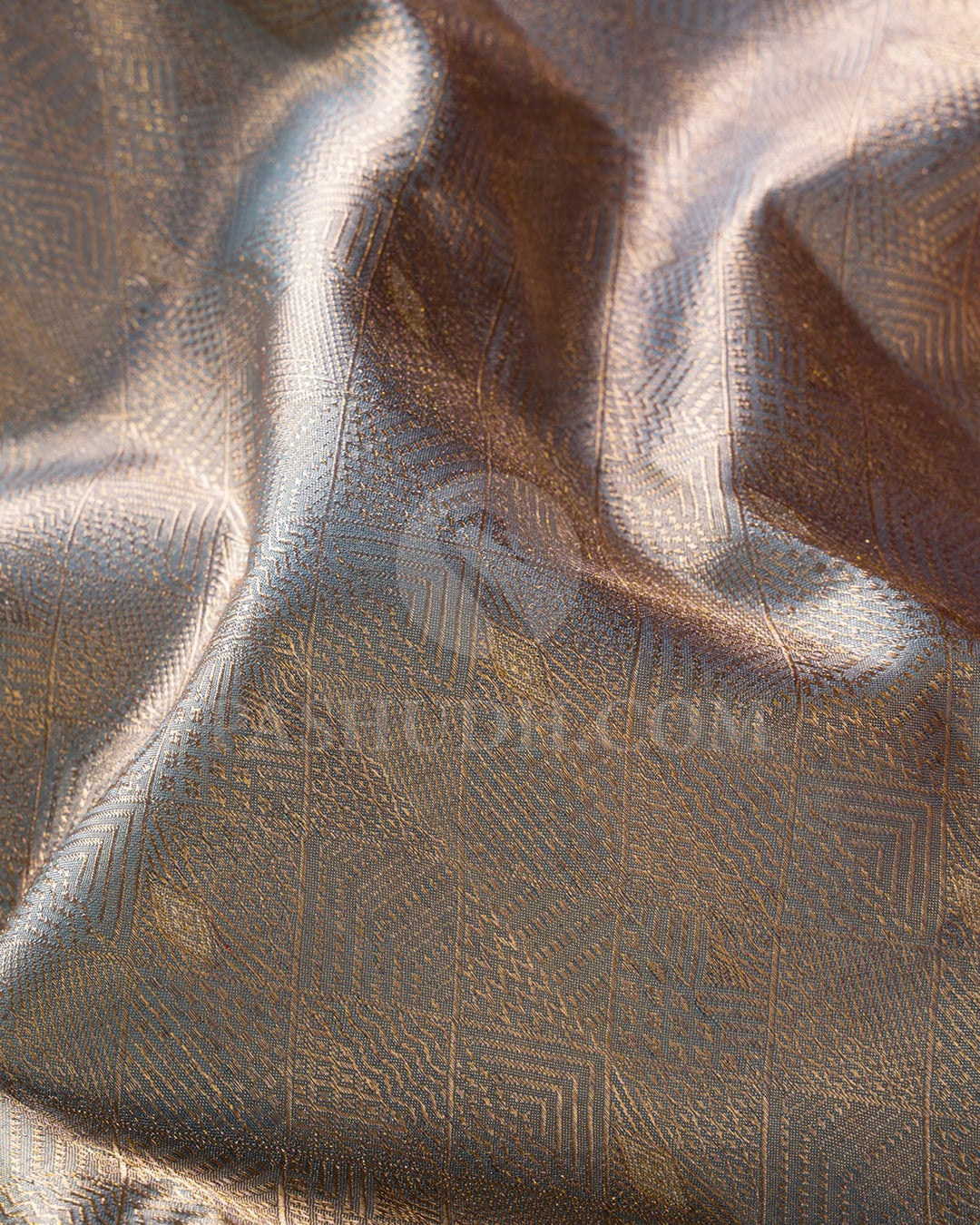 Powder Blue & Rani Pink Kanjivaram Silk Saree-S1439(A)