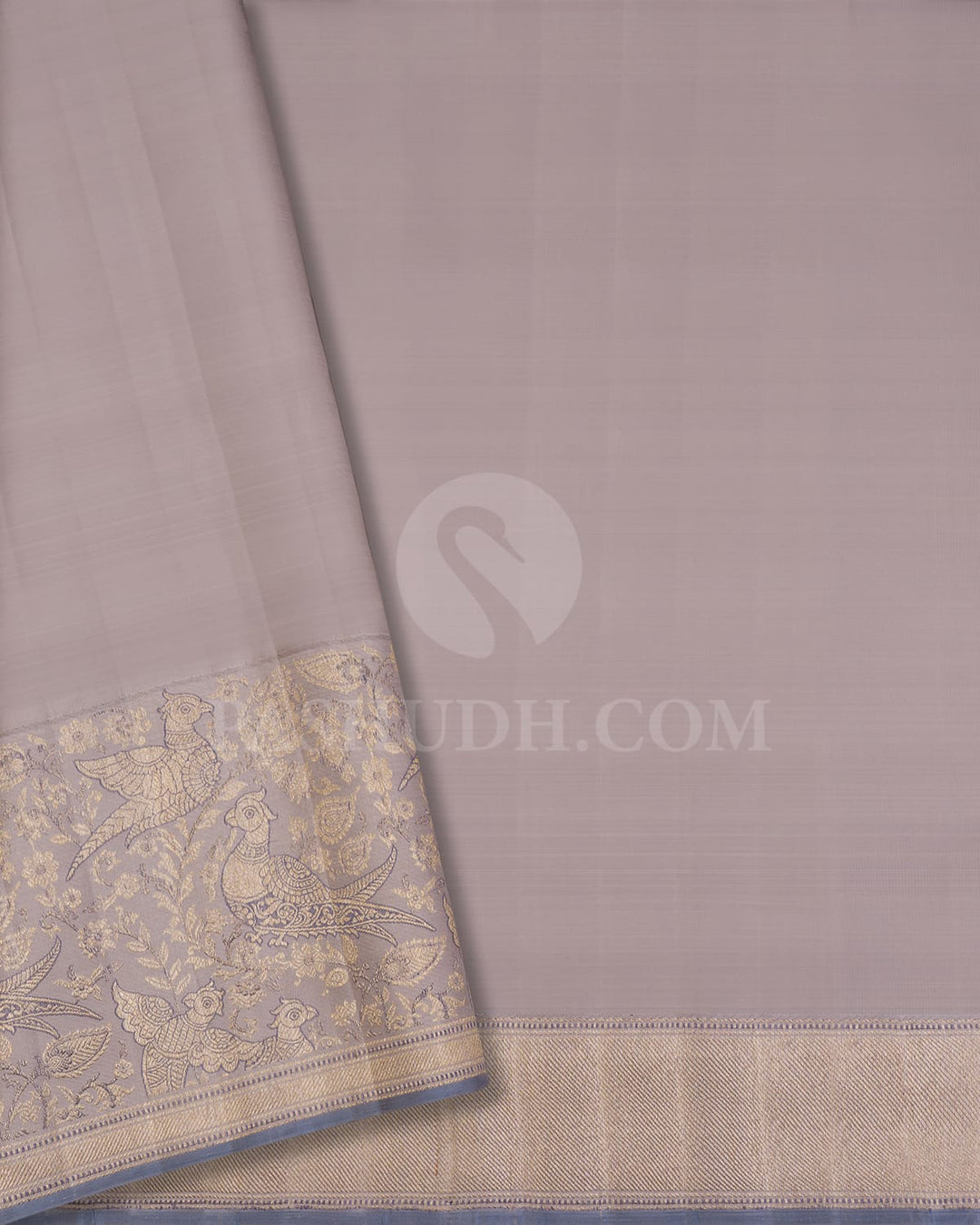 Grey Kanjivaram Silk Saree-S1405(C)