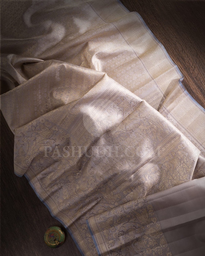 Grey Kanjivaram Silk Saree-S1405(C)