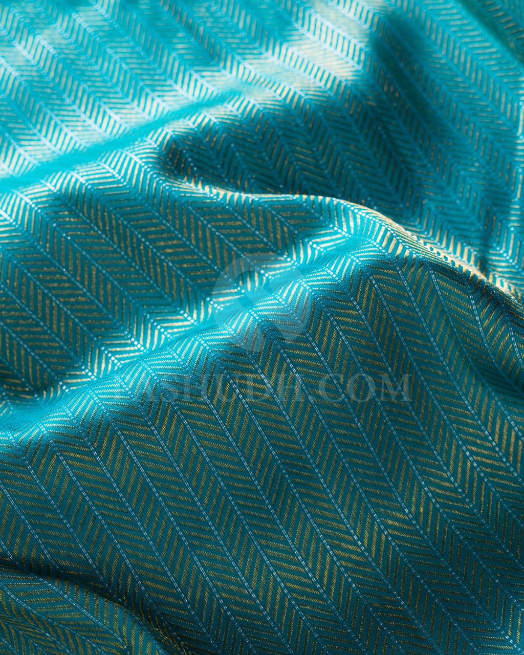 Anandha Blue With Purple  Kanjivaram Silk Saree-S1321(D)