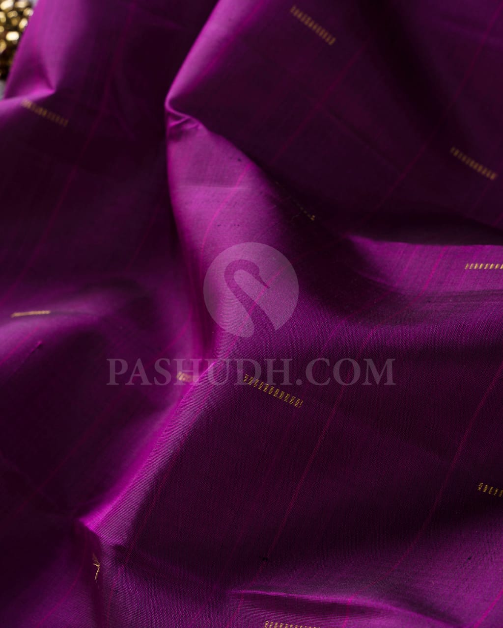 Purple & Magenta Pure Kanjivaram Silk Saree-SP16