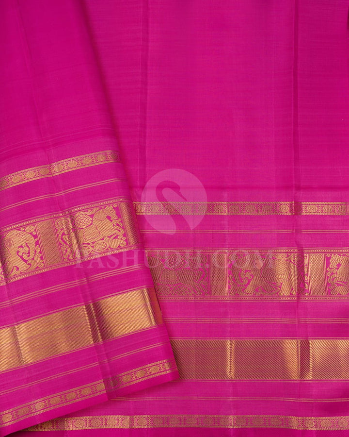 Grey  Kanjivaram Silk Saree-SP62