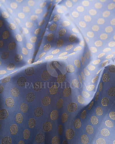 Grey  Kanjivaram Silk Saree-SP62