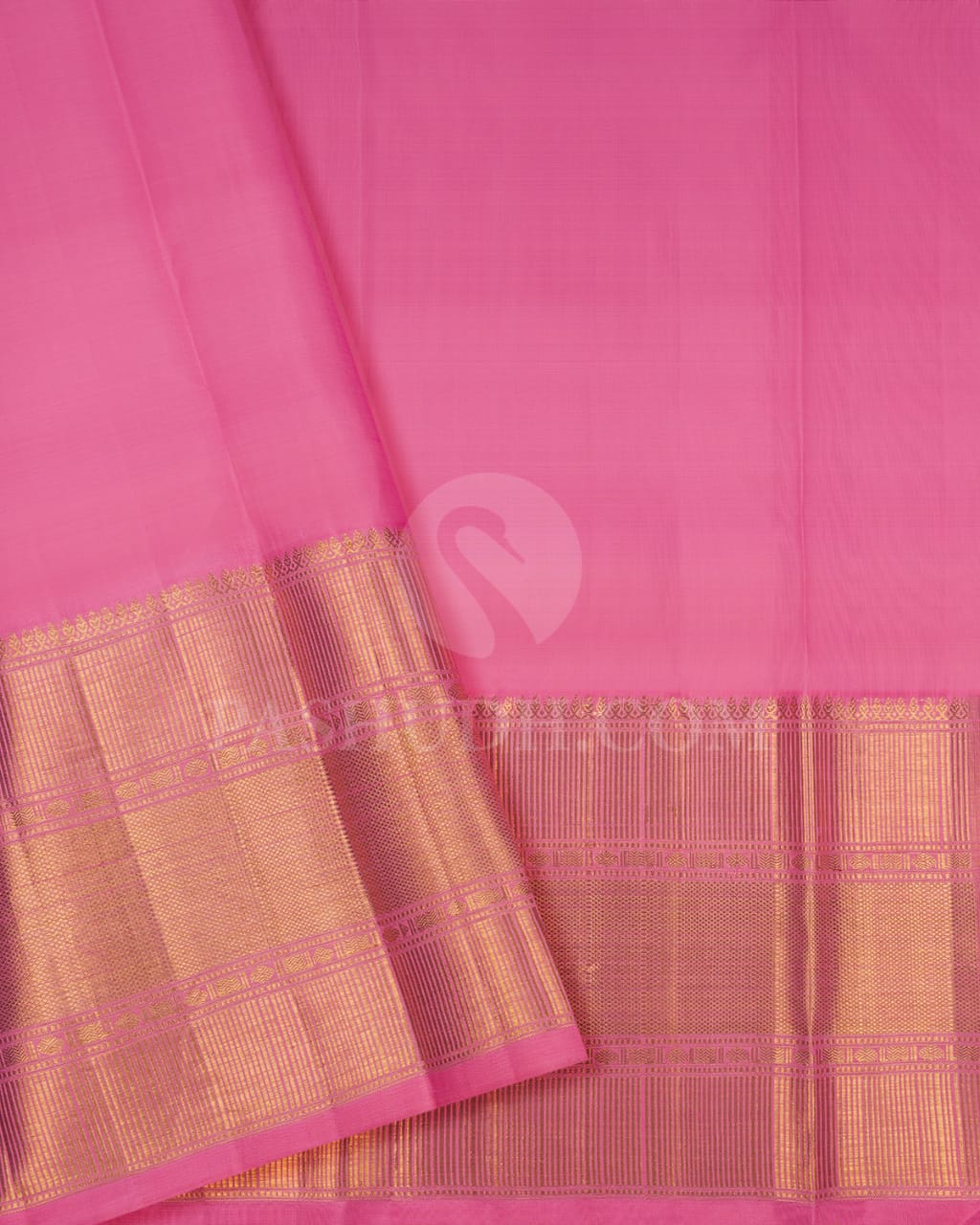 Baby Pink Pure  Kanjivaram Silk Saree-SP60