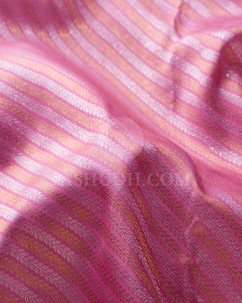 Baby Pink Pure  Kanjivaram Silk Saree-SP60