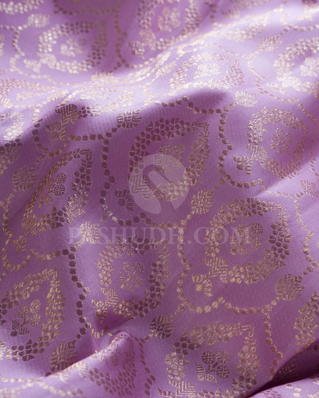 Lavender & Purple Kanjivaram Silk Saree-S1438(B)