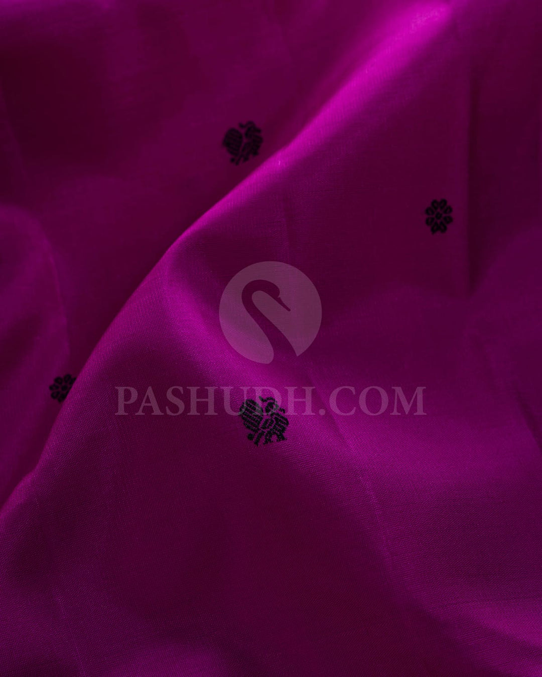 Magenta & Bottle Green,Black  Pure  Kanjivaram Silk Saree-SP48