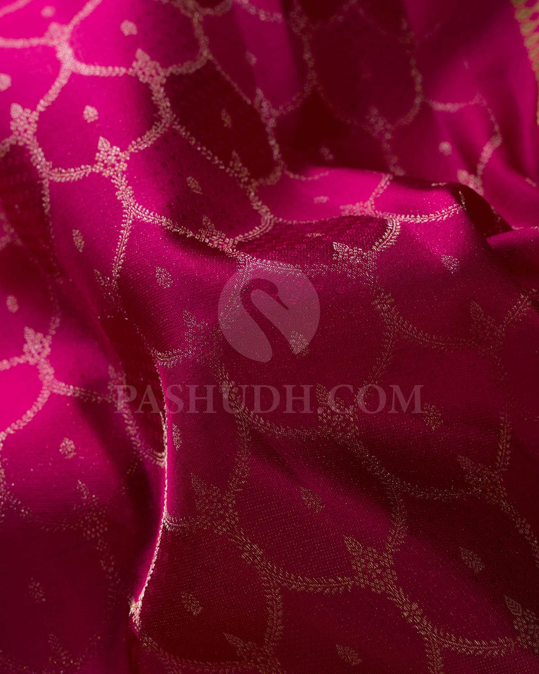 Rani Pink Kanjivaram Silk Saree-DJ359(B)