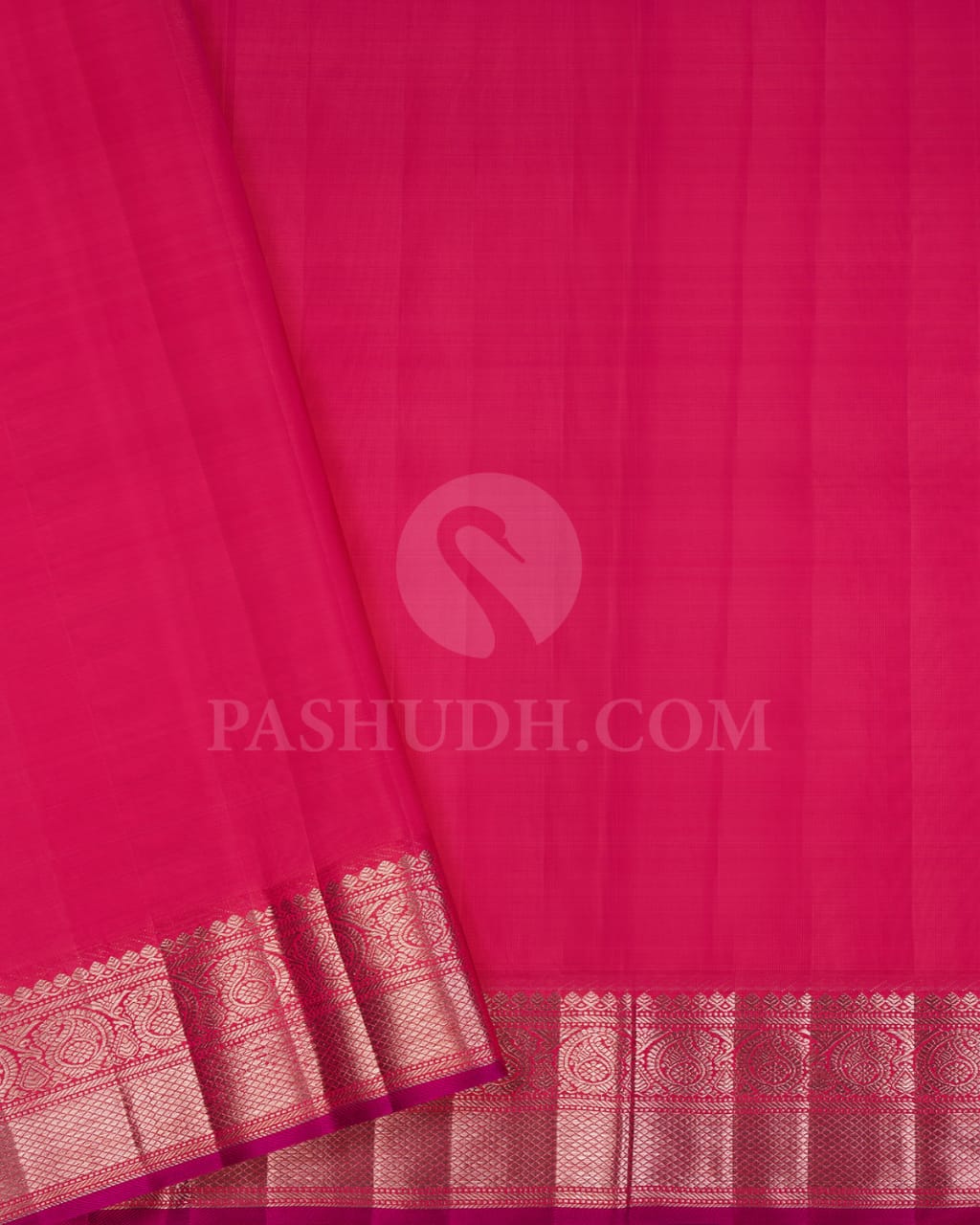 Tuscany Yellow And Peachy Pink Kanjivaram Silk Saree-S1458(A)
