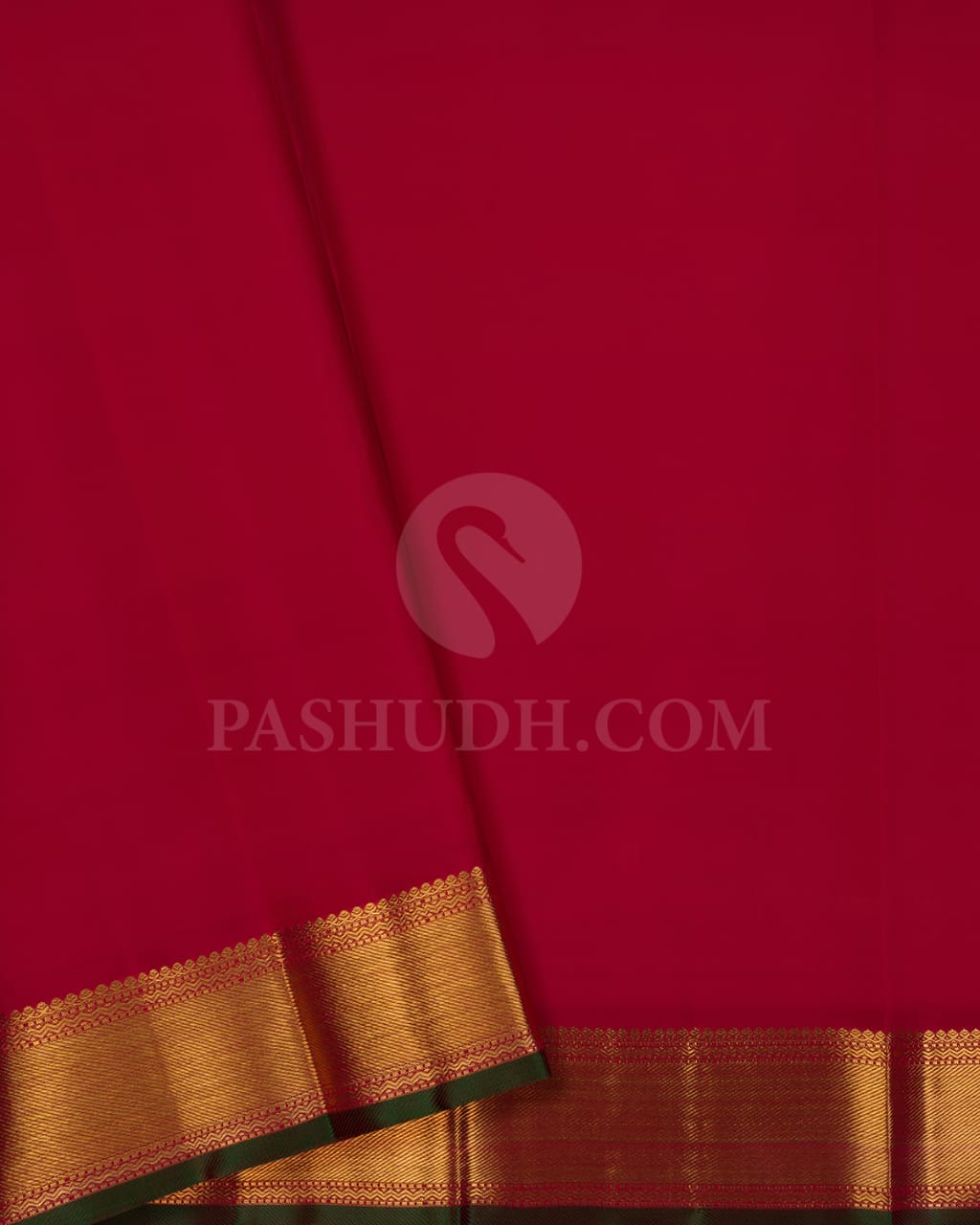 Multihue Checks With Ruby Red Pure Kanjivaram Silk Saree-SP124
