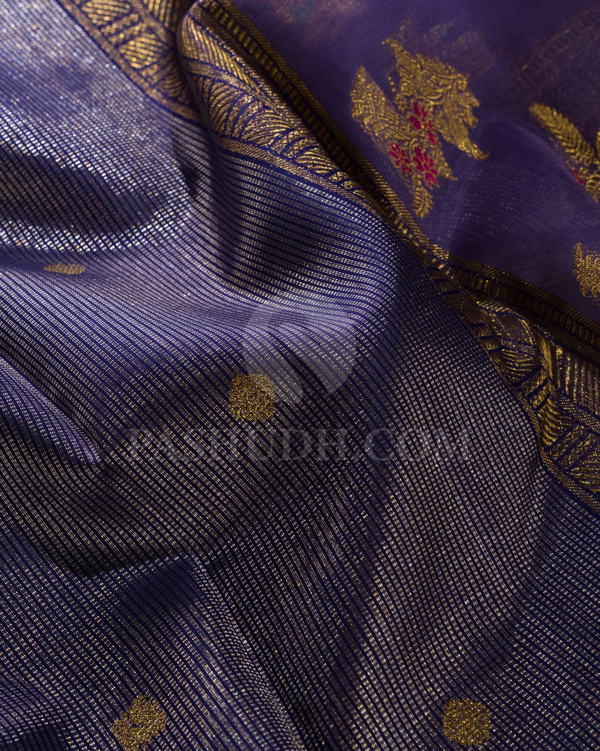 Royal Blue Kanjivaram Silk Saree-S1453(A)