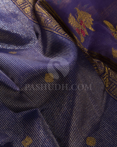 Royal Blue Kanjivaram Silk Saree-S1453(A)