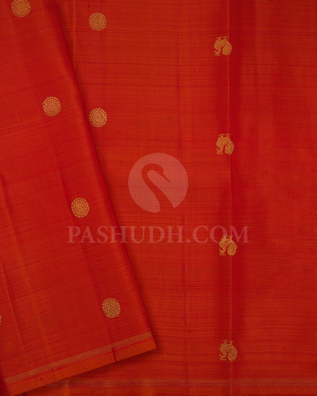 Rani Pink And Bottle Green Borderless Traditional Pure Kanjivaram Silk Saree-SP105