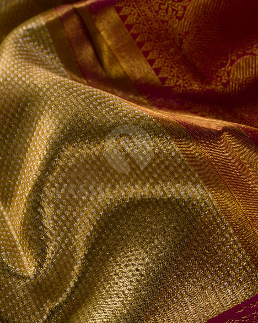 Rani Pink Kanjivaram Silk Saree-S1287(B)