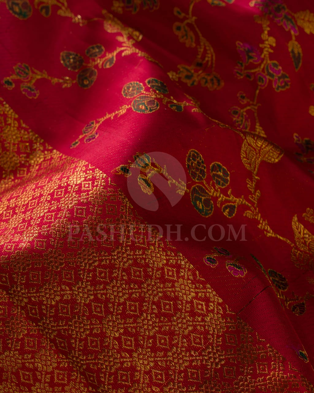 Red Bridal Kanjivaram Silk Saree-S1472(A)