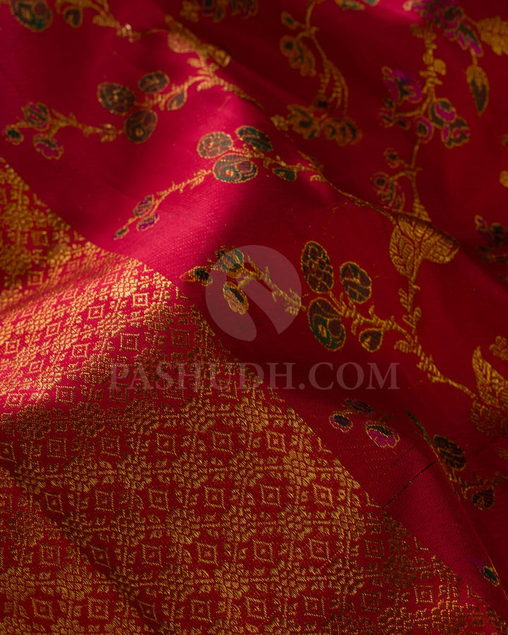 Red Bridal Kanjivaram Silk Saree-S1472(A)