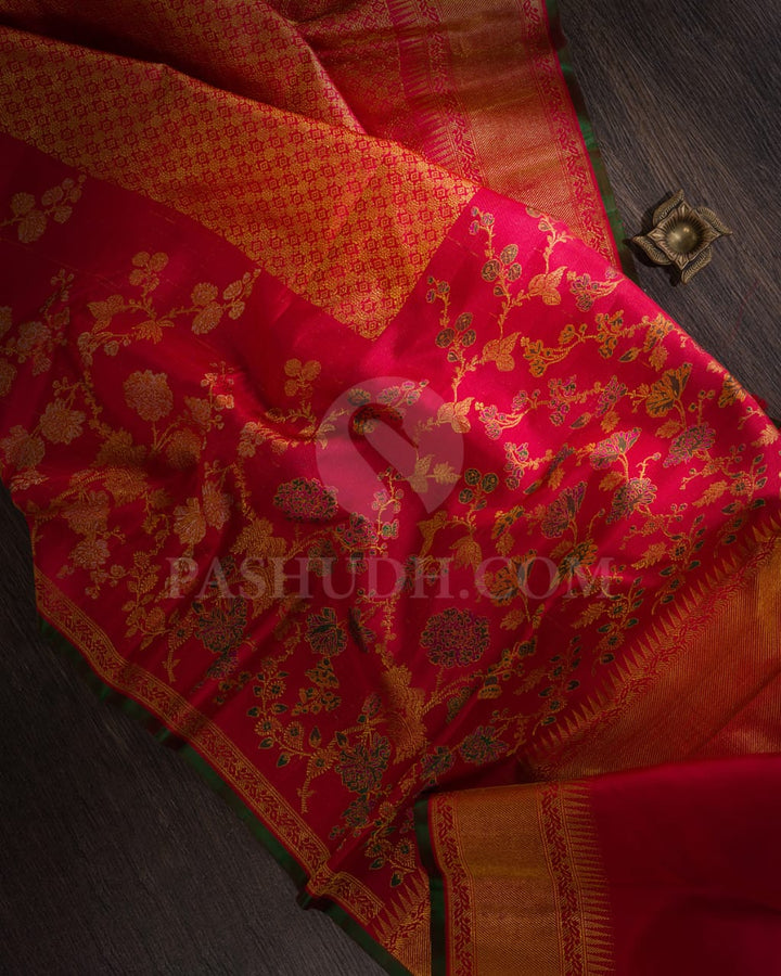 Red Bridal Kanjivaram Silk Saree-S1472(A)