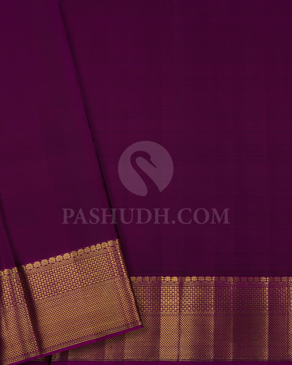Orange And Rani Pink With Magenta Kanjivaram Silk Saree-D637(A)