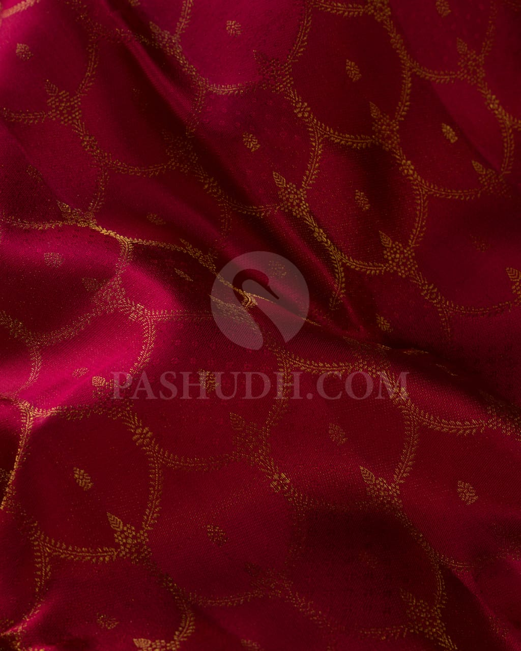 Red And Rani Pink Kanjivaram Silk Saree-DJ359(C)