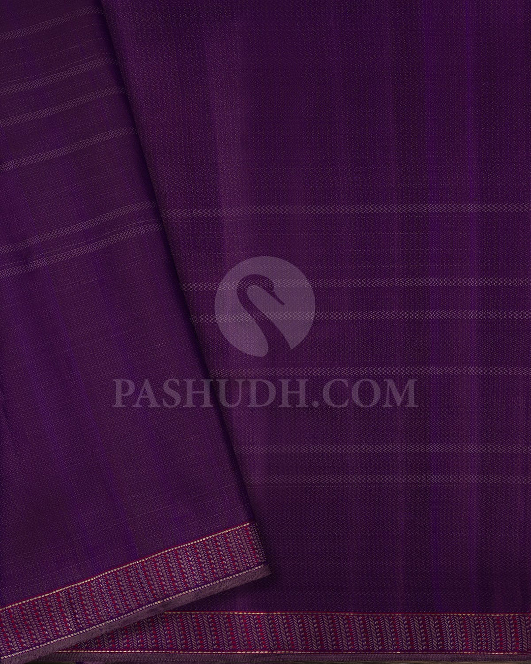 Royal Purple Kanjivaram Silk Saree-D639(A)
