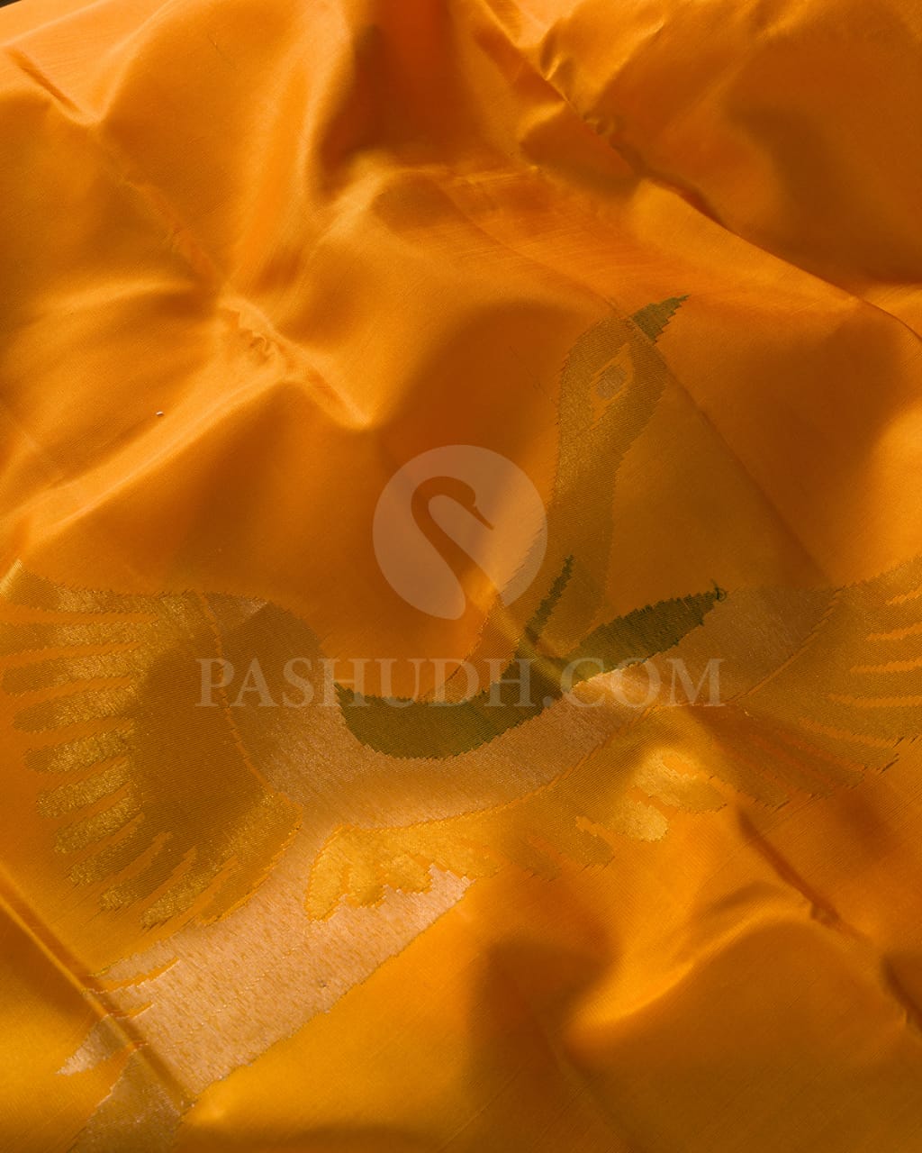Orange And Red Kanjivaram Silk Saree-S1425(E)