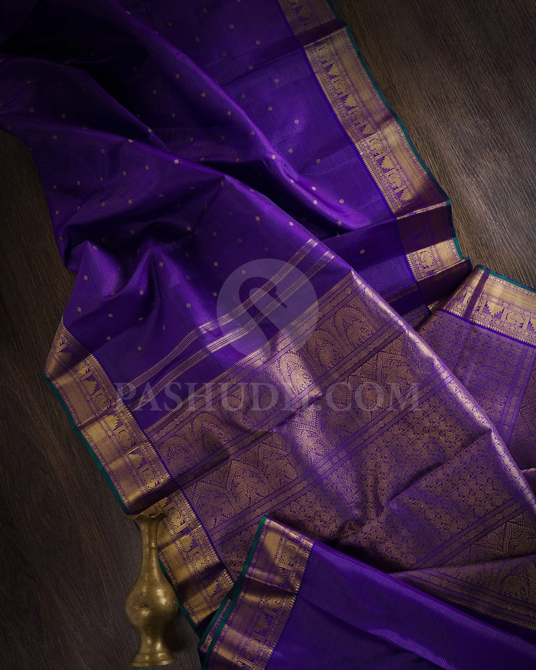 Royal Blue Pure Zari Kanjivaram Silk Saree-SP180