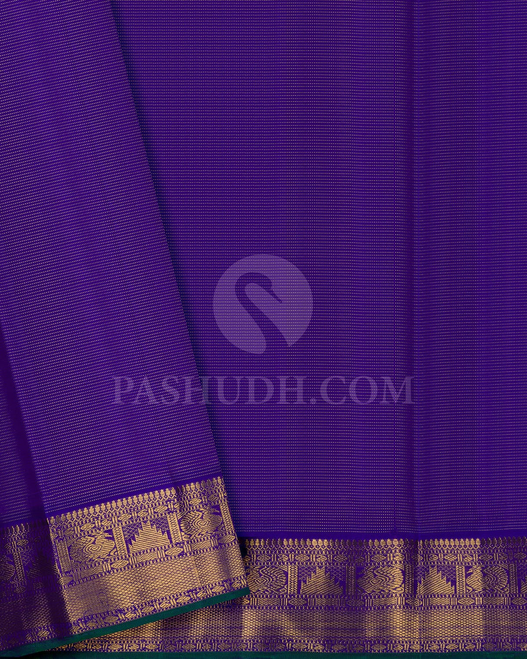 Royal Blue Pure Zari Kanjivaram Silk Saree-SP180