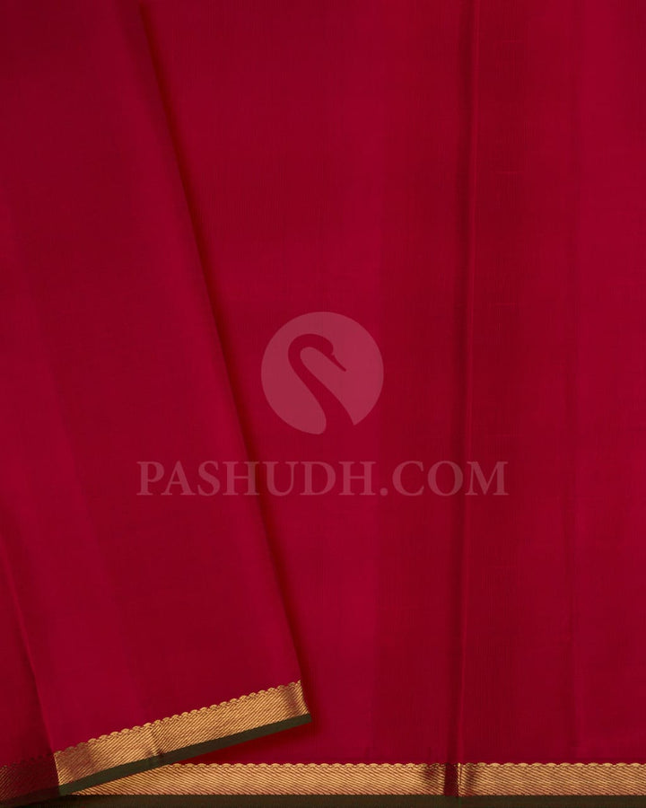 Multihue Pure Zari Kanjivaram Silk Saree-SP183