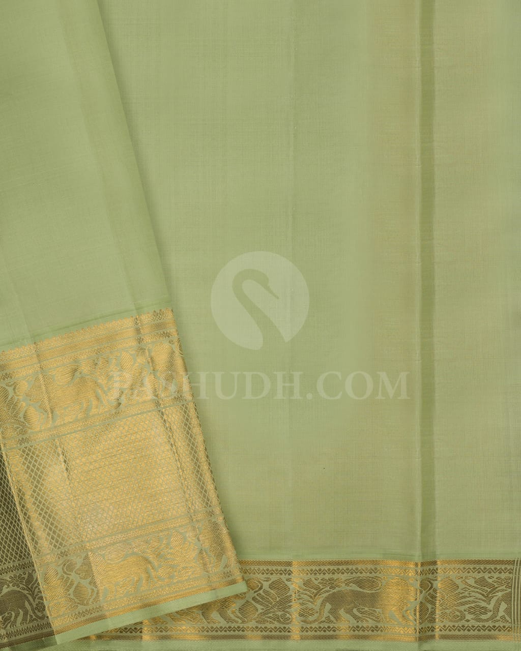 Lavender And Elaichi Kanjivaram Silk Saree-SP175