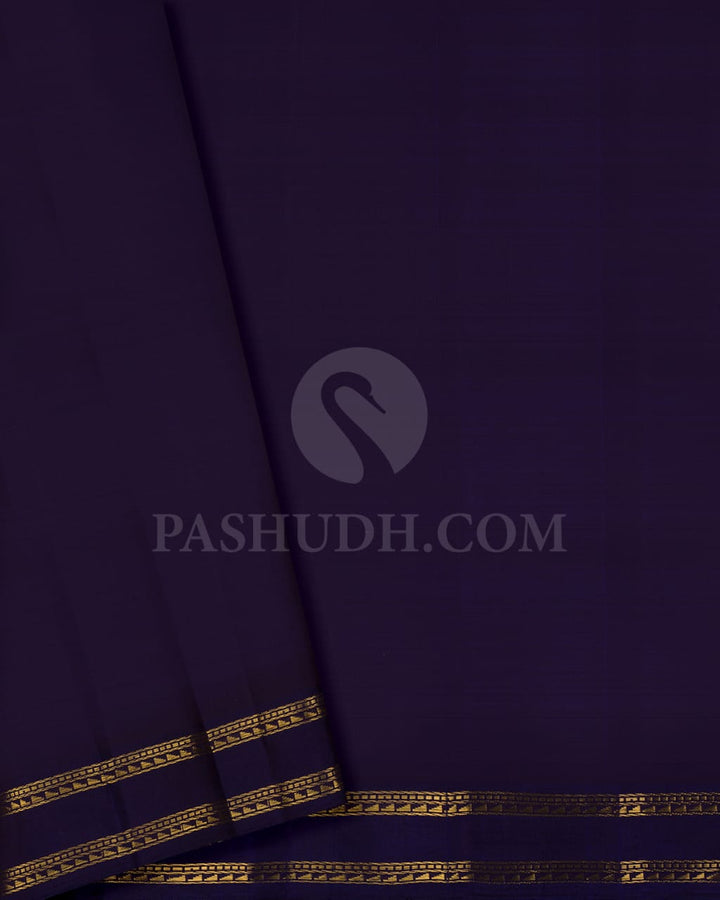 Deep Maroon Pure Zari Kanjivaram Silk Saree-SP150