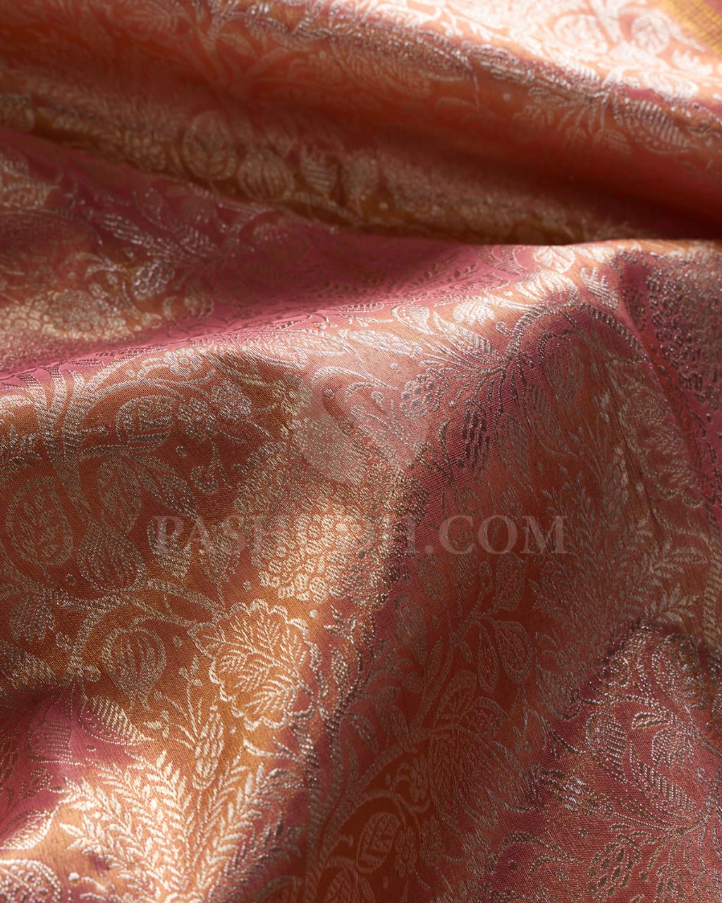 Baby Pink Bridal Tissue Kanjivaram Silk Saree-SP152