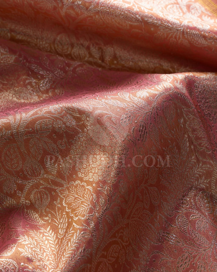 Baby Pink Bridal Tissue Kanjivaram Silk Saree-SP152