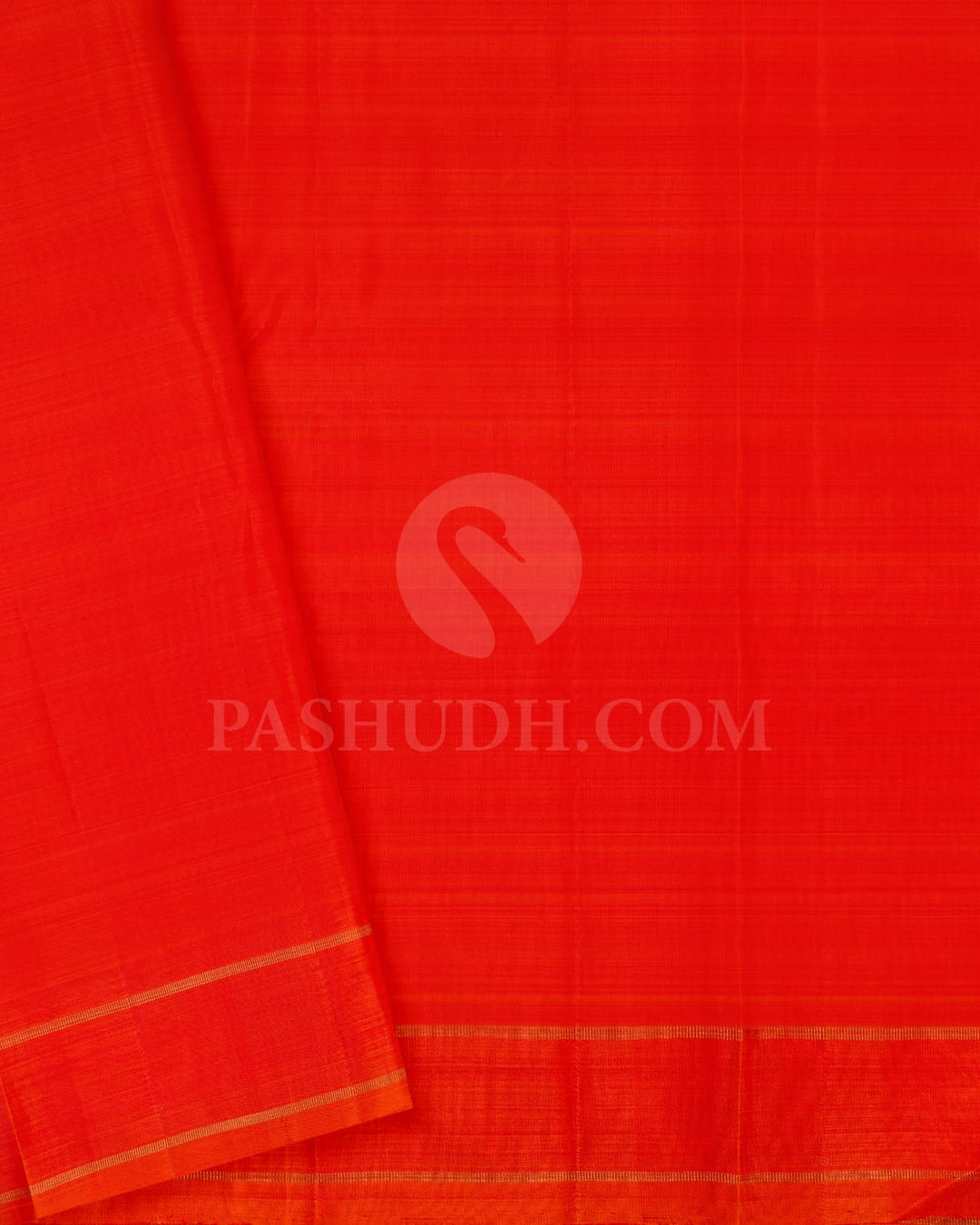 Rani Pink And Orange Pure Zari  Kanjivaram Silk Saree-SP162