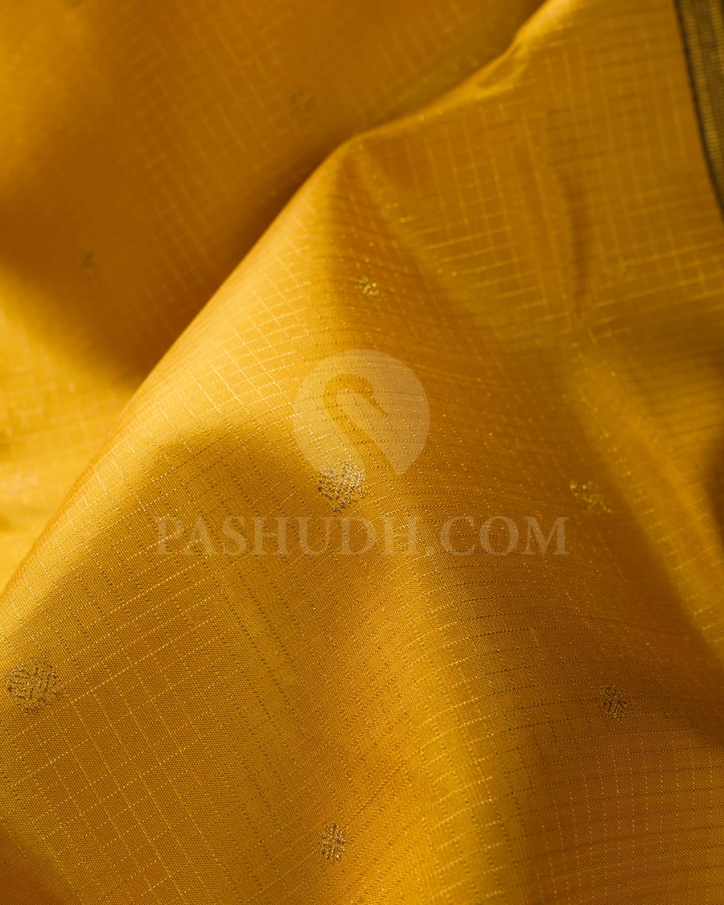 Mango Yellow And Purple Pure Zari Kanjivaram Silk Saree-SP140