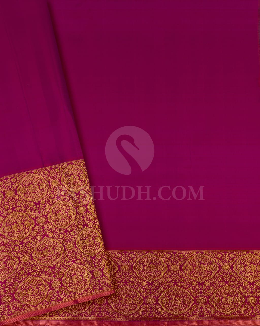 Lavender Shimmer Organza  Kanjivaram Silk Saree-S1506(A)