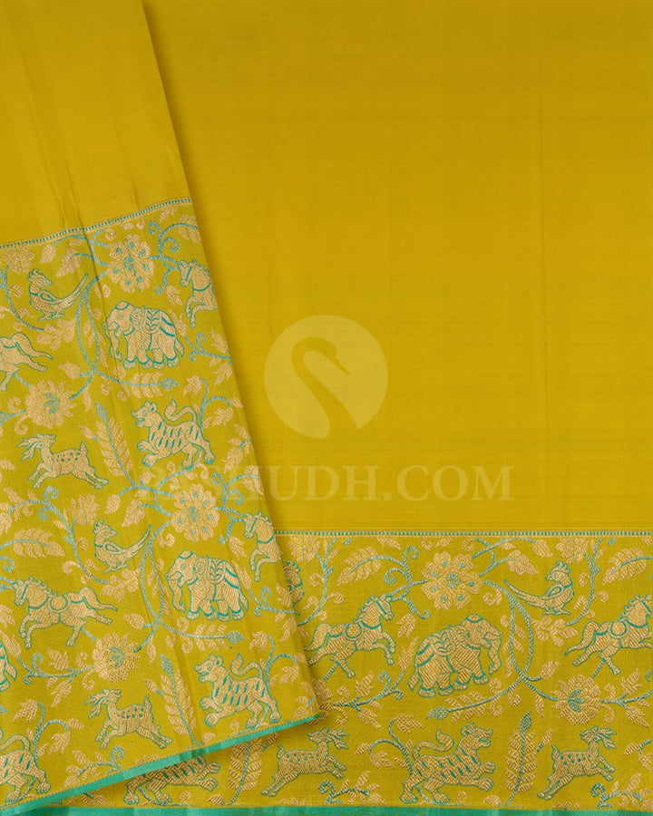 Light Green Kanjivaram Silk Saree-S1503(A)