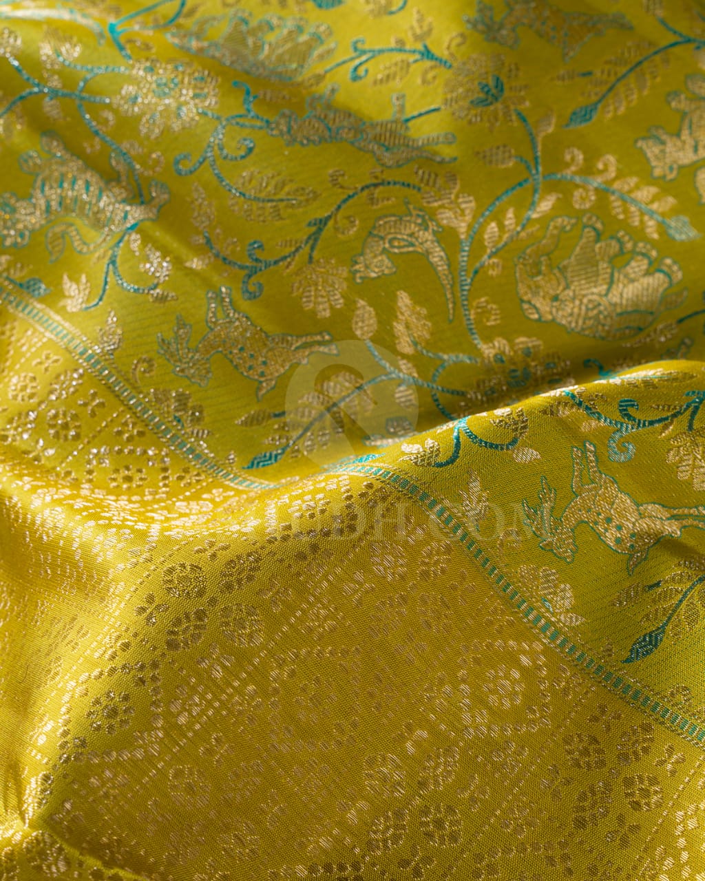 Light Green Kanjivaram Silk Saree-S1503(A)