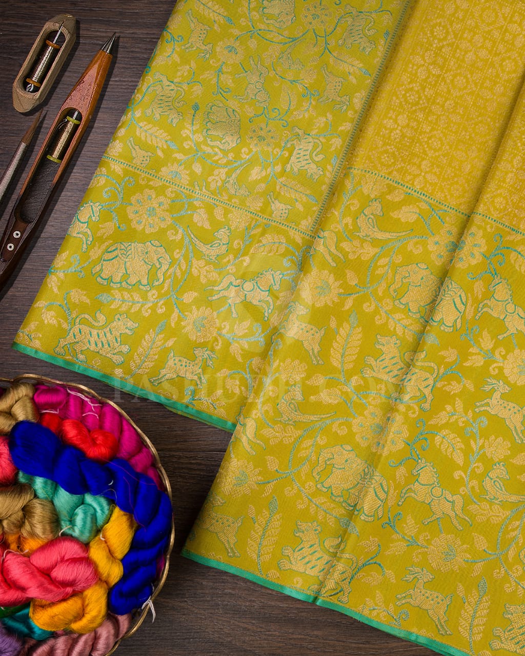 Light Green Kanjivaram Silk Saree-S1503(A)