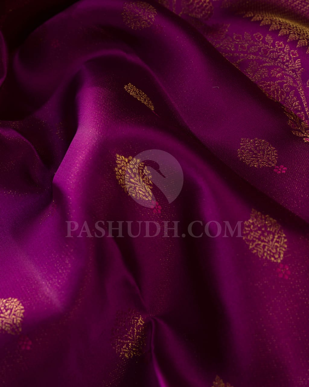 Magenta And Pinkish Red Kanjivaram Silk Saree-DJ384(A)