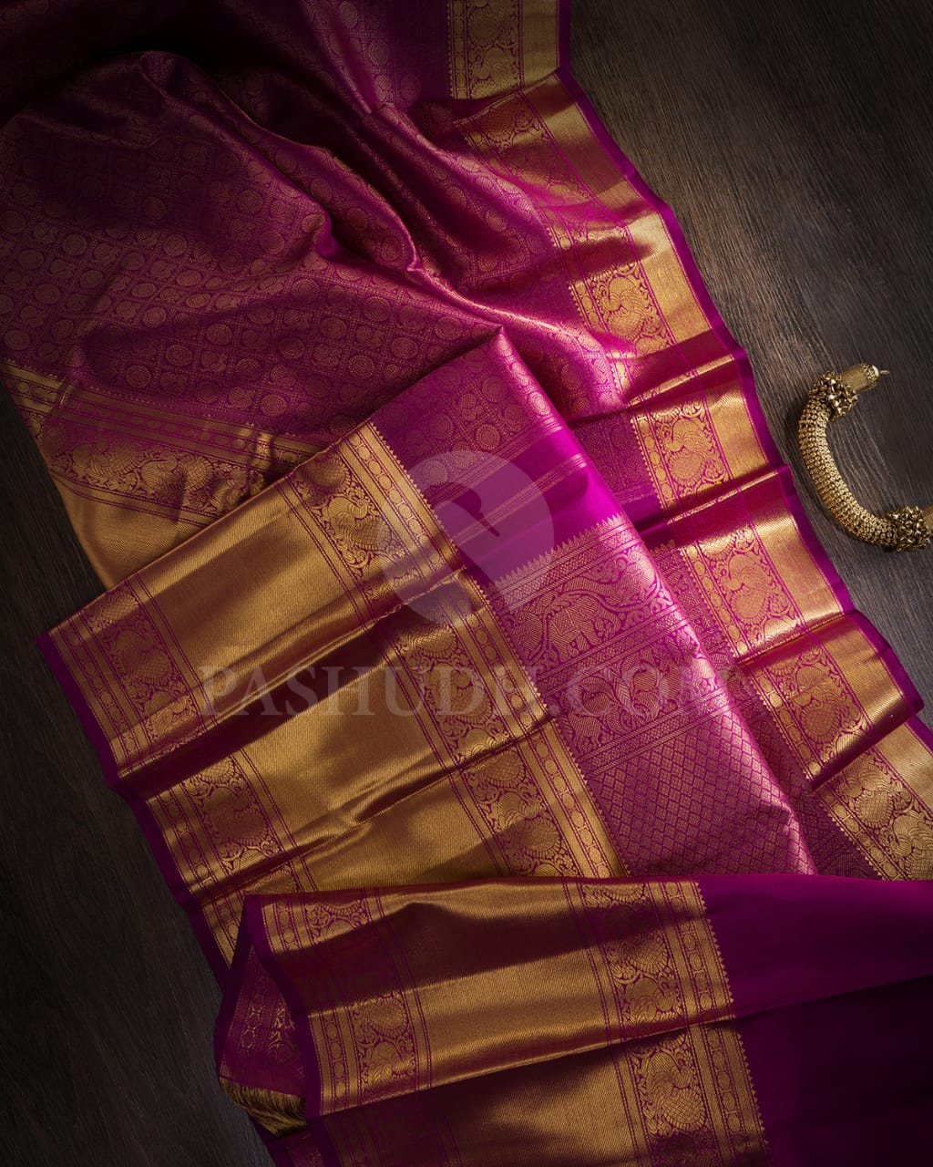 Magenta Bridal Kanjivaram Silk Saree-SP190
