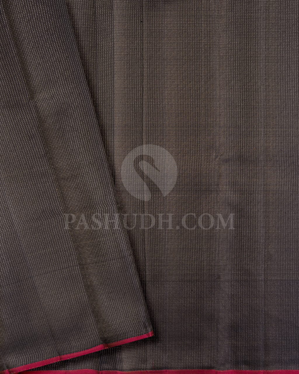Beige And Charcoal Grey Pastel Kanjivaram Silk Saree-DJ371(B)