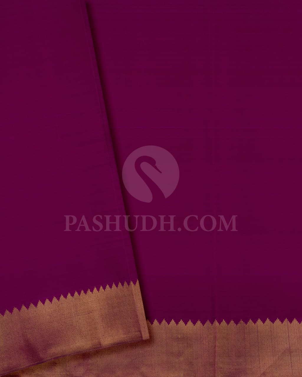 Purple Pure Zari  Kanjivaram Silk Saree-P192(A)