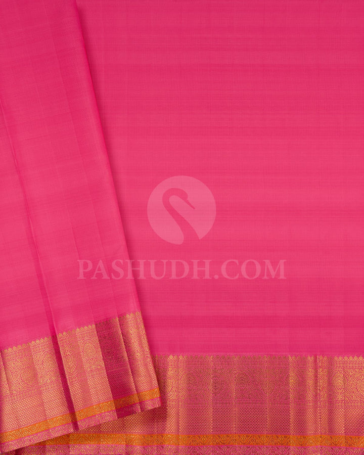Multicolor Pastel Bridal Kanjivaram Silk Saree-S1513(A)