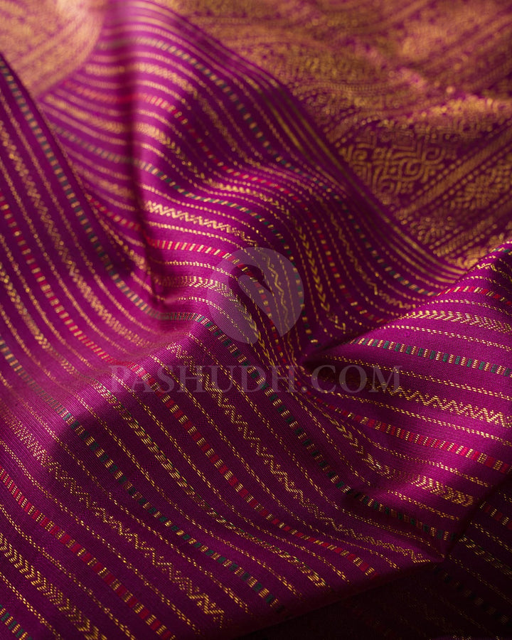 Purple Kanjivaram Silk Saree-S1494(B)