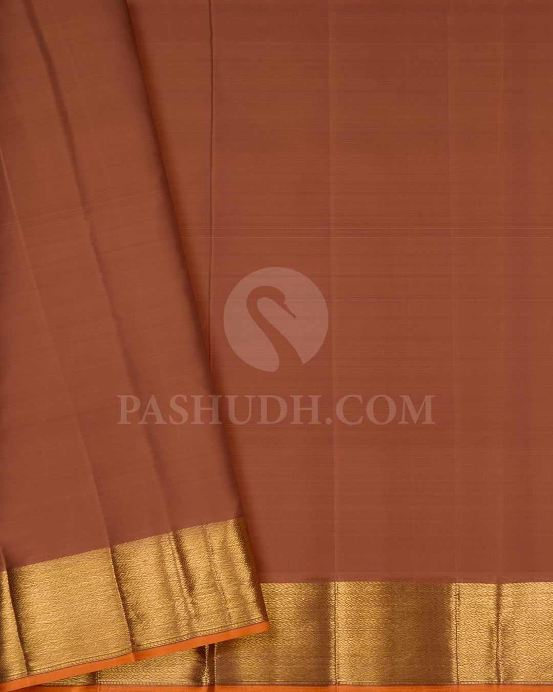 Brown Kanjivaram Silk Saree-DJ379(C)